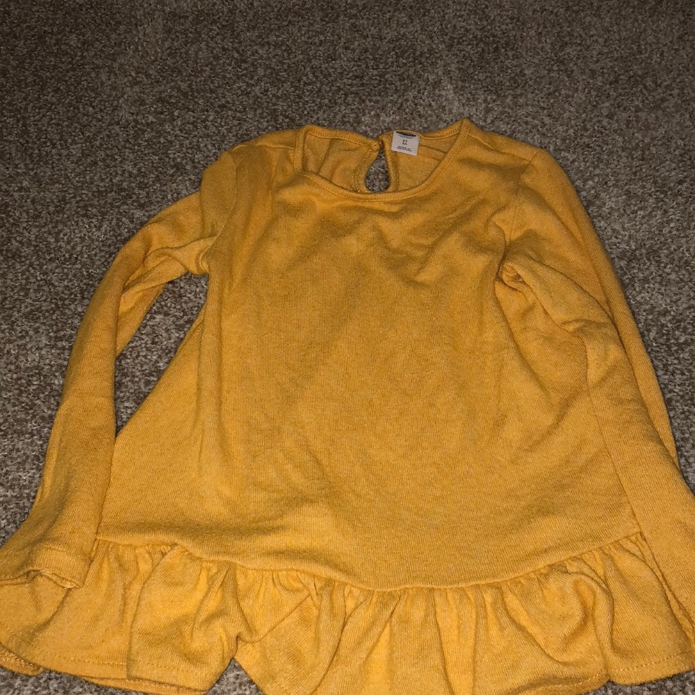 Girls peplum sweater